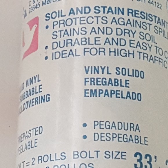 Vintage Vinyl Wallpaper Floral,Seashell/Leaf Teflon Dupont C&A Wallcvrn… - Picture 7 of 16